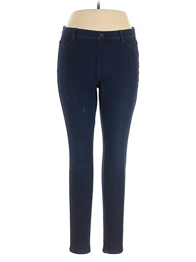 Pre-owned Uniqlo Jeggings In Blue