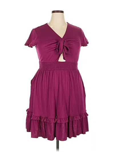 Caracilia Cocktail Dress In Purple