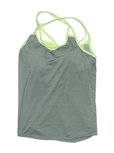 Pre-owned Athleta Swimsuit Top Green Swimwear