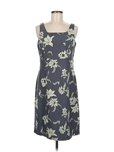 Pre-owned Tommy Bahama Casual Dress In Gray