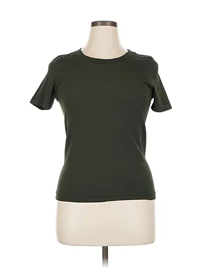 Pre-owned Athleta Short Sleeve T-shirt In Green