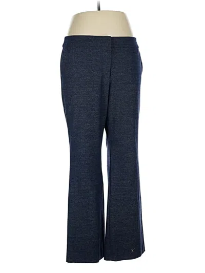 Pre-owned Ann Taylor Factory Dress Pants In Blue