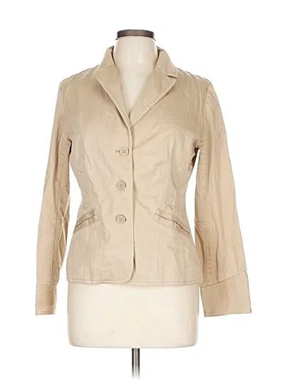 Pre-owned New York And Company Blazer Jacket In Brown