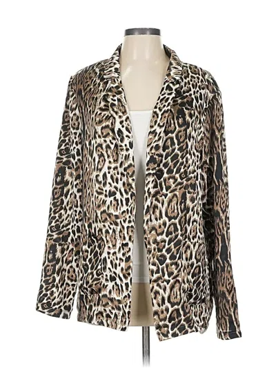 Pre-owned Glam Blazer Jacket In Gold