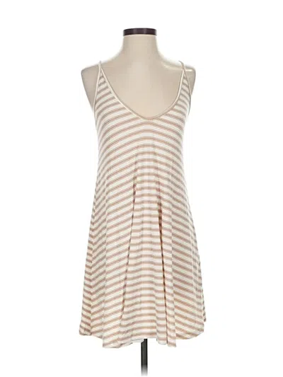 Pre-owned Lush Casual Dress In Brown