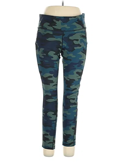 Pre-owned New Balance Active Pants In Blue