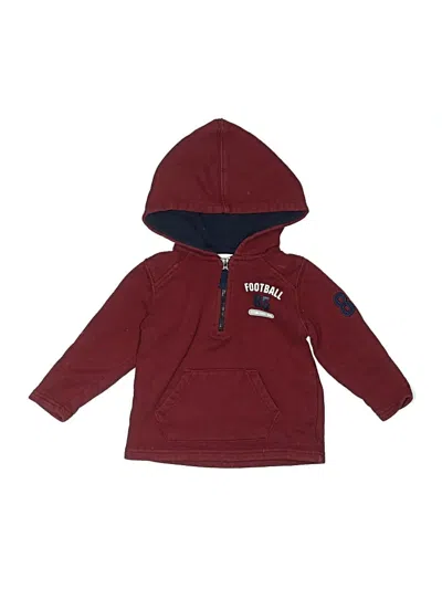 Pre-owned Athletic Works Kids' Pullover Hoodie In Burgundy