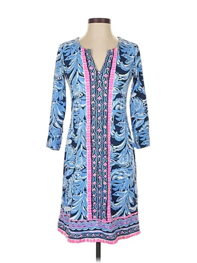 Pre-owned Lilly Pulitzer Casual Dress In Blue