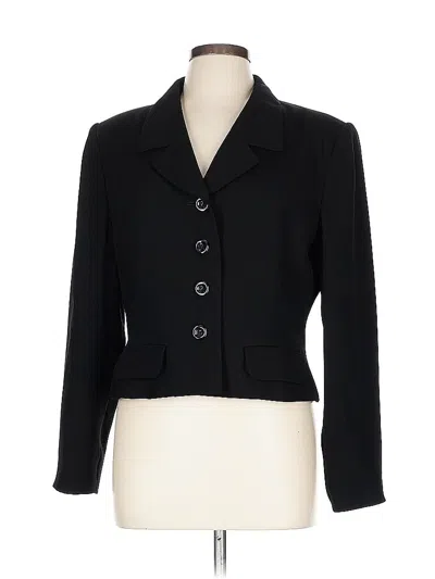 Pre-owned Kasper A.s.l. Blazer Jacket In Black