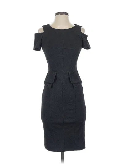 Pre-owned Karen Millen Cocktail Dress In Gray