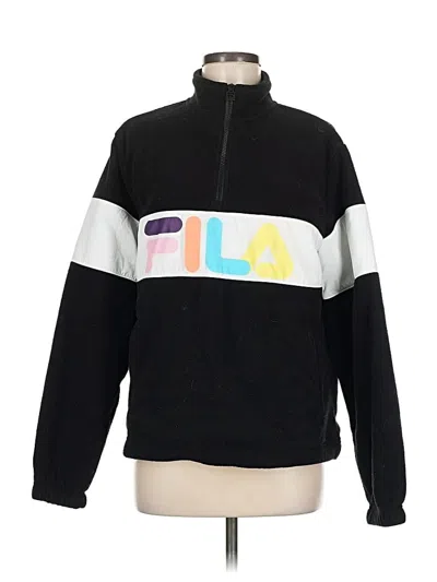Pre-owned Fila Sweatshirt In Black