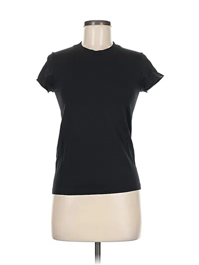 Pre-owned Uniqlo Short Sleeve T-shirt In Black