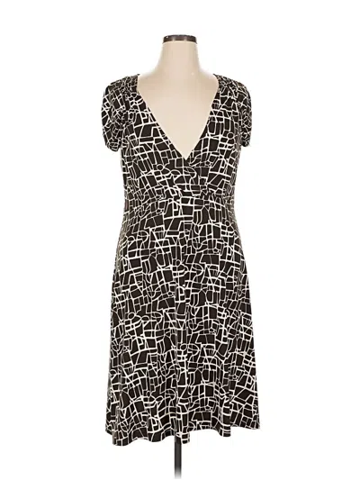 Pre-owned Style & Co Casual Dress In Black