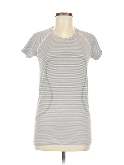 Pre-owned Lululemon Athletica Active T-shirt In White