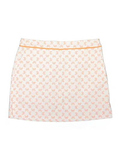Pre-owned Izod Casual Skirt In Orange