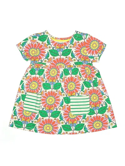Pre-owned Mini Boden Kids' Dress In Green