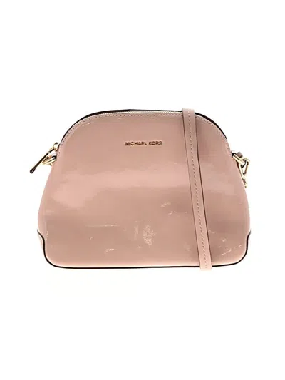 Pre-owned Michael Michael Kors Leather Crossbody Bag In Brown