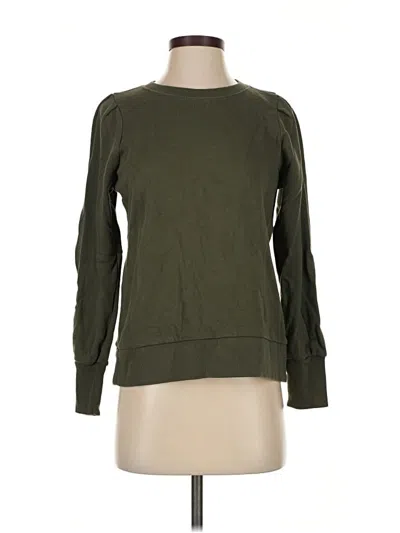 Pre-owned Gap Long Sleeve T-shirt In Green