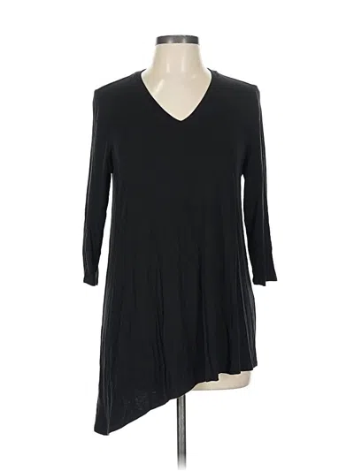 Pre-owned Soma 3/4 Sleeve T-shirt In Black