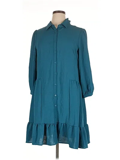 Pre-owned Tahari By Asl Casual Dress In Blue