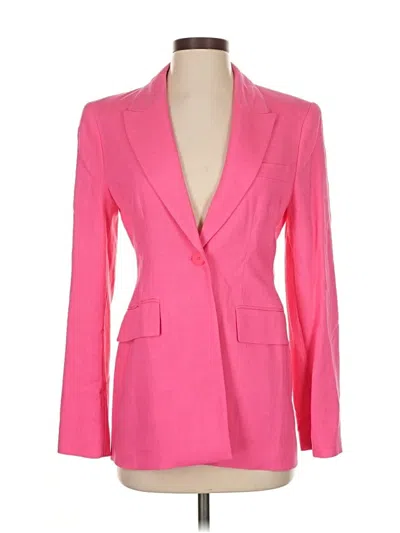 Pre-owned Zara Blazer Jacket In Pink