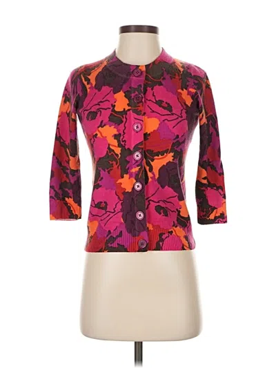 Pre-owned Talbots Cardigan Sweater In Purple