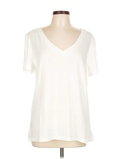 Pre-owned Gap Short Sleeve T-shirt In White