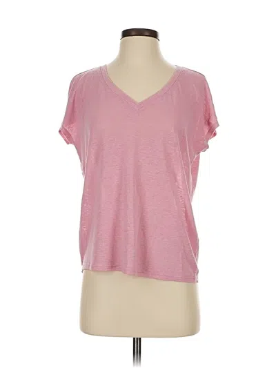 Pre-owned Banana Republic Factory Store Short Sleeve T-shirt In Pink