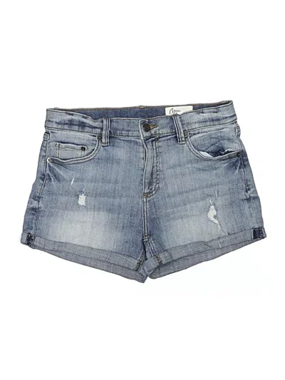 Pre-owned Cosmic Blue Love Denim Shorts In Blue