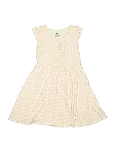Pre-owned H&m Kids' Dress In White
