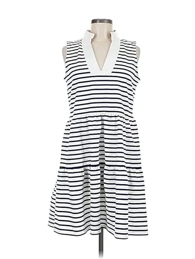 Pre-owned Eliza J Casual Dress In White