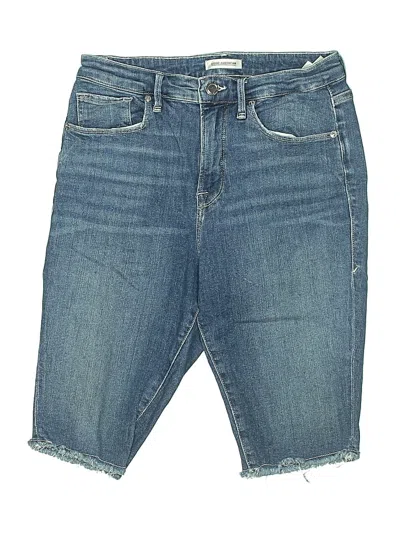Pre-owned Good American Denim Shorts In Blue