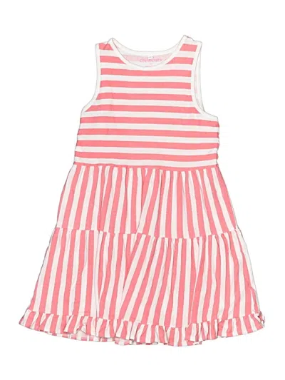 Pre-owned Crewcuts Outlet Kids' Dress In Pink