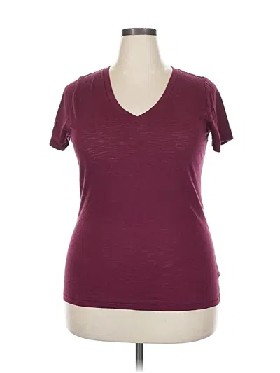 Pre-owned Arizona Jean Company Active T-shirt In Burgundy