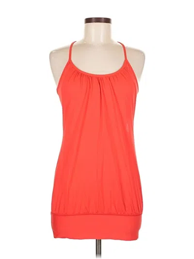 Pre-owned Lululemon Athletica Active Tank Top In Red