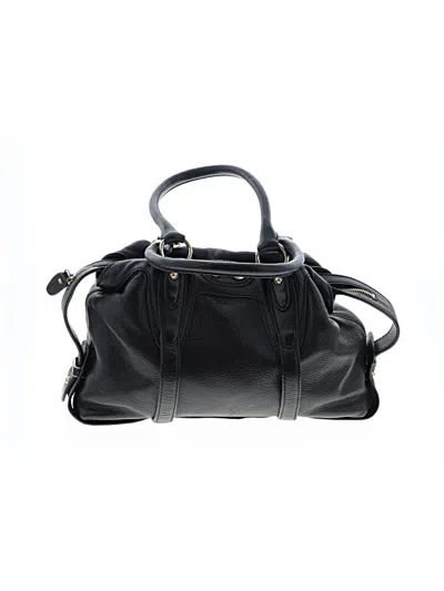 Pre-owned Michael Michael Kors Leather Satchel In Black