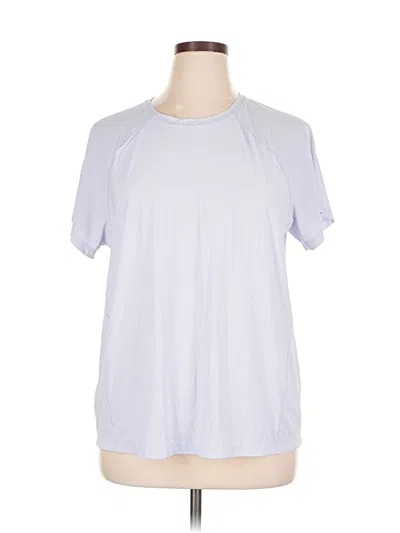 Pre-owned Athleta Short Sleeve T-shirt In Silver