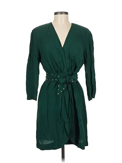 Pre-owned Sandro Casual Dress In Green