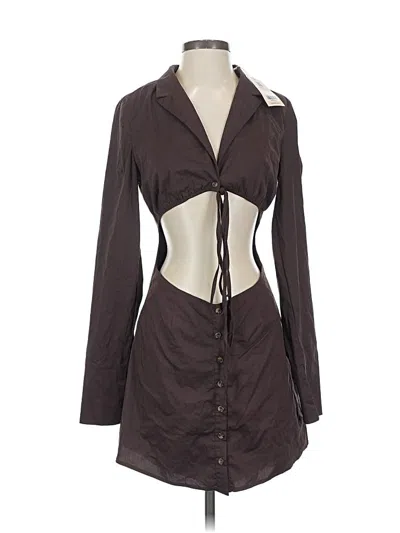 Tiger Mist Casual Dress In Brown