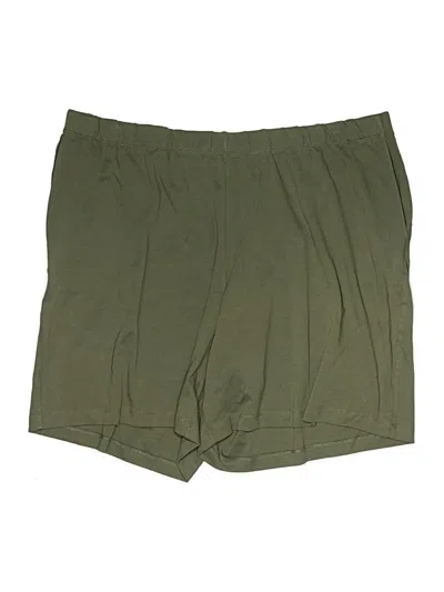 Pre-owned Lands' End Khaki Shorts In Green