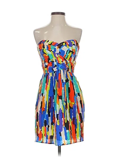 Pre-owned Shoshanna Cocktail Dress In Blue