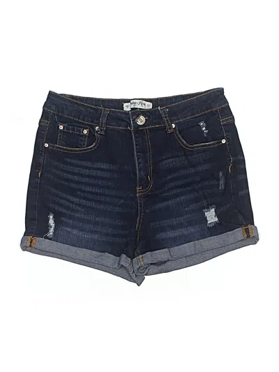 Pre-owned Indigo Rein Denim Shorts In Blue