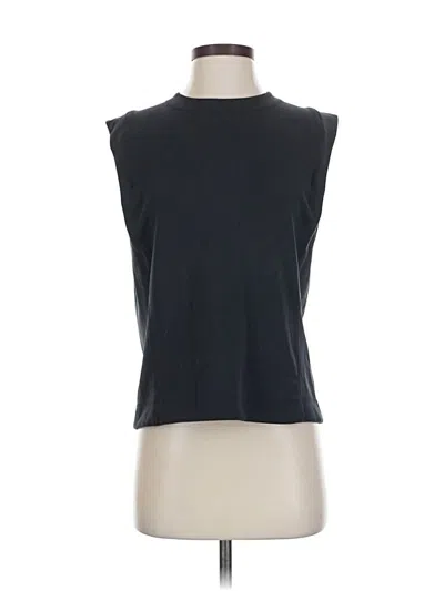 Pre-owned Athleta Sleeveless T-shirt In Black