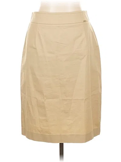 Pre-owned Calvin Klein Formal Skirt In Brown