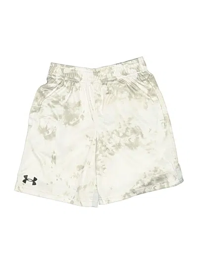 Pre-owned Under Armour Kids' Athletic Shorts In White