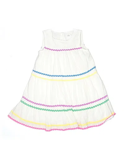 Pre-owned Baby Gap Kids' Dress In White