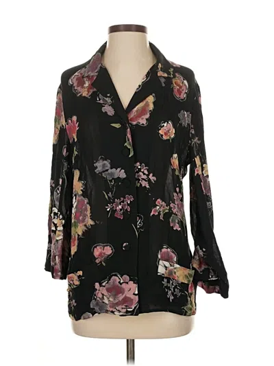 Pre-owned Sonia Rykiel 3/4 Sleeve Blouse In Black