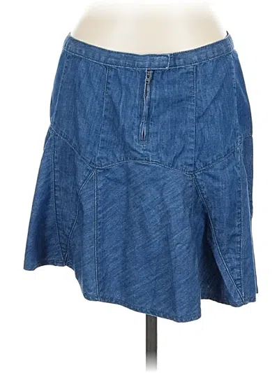 Pre-owned Gap Denim Skirt In Blue