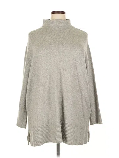 Pre-owned Nanette Lepore Turtleneck Sweater In Gray