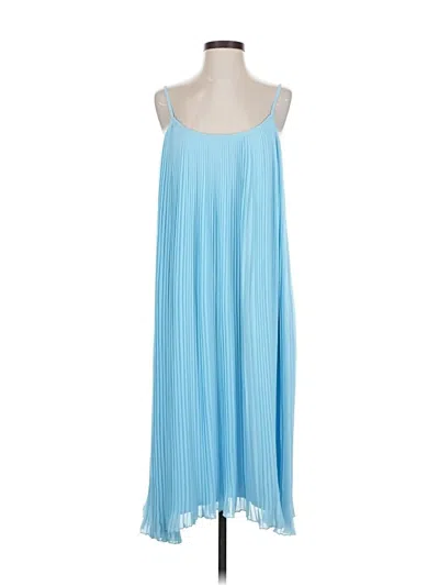 Zara Casual Dress In Blue